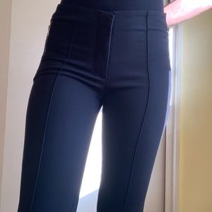 Zara Black Moto Pants